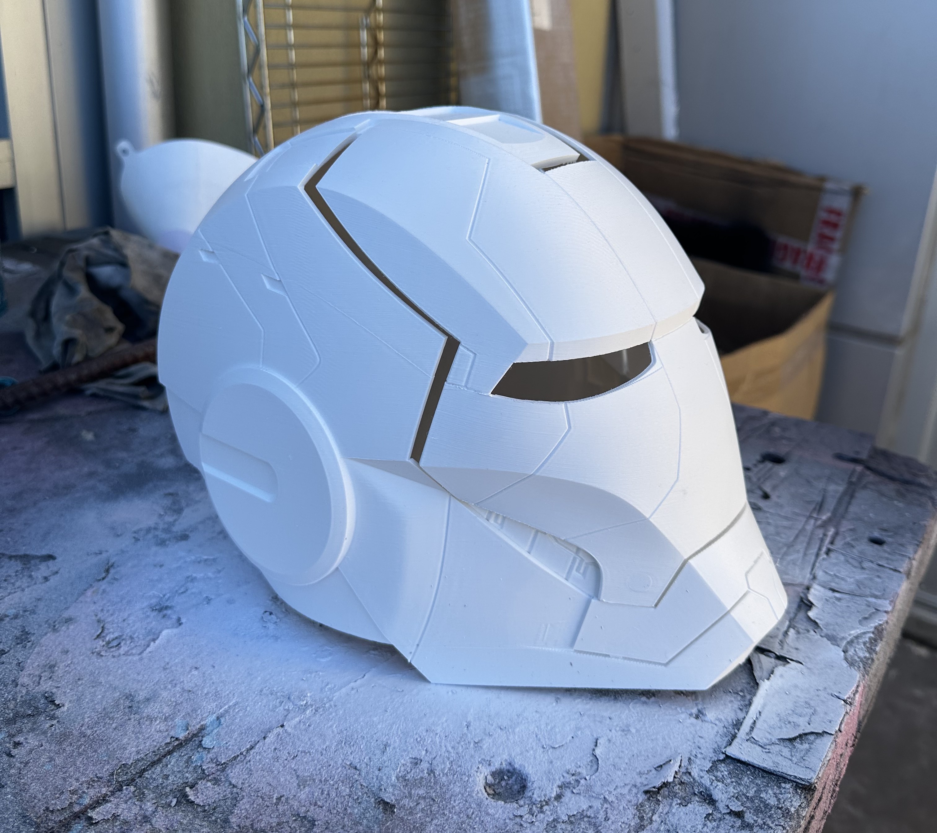 Ironman helmet view 3